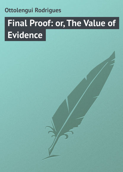 Скачать книгу Final Proof: or, The Value of Evidence