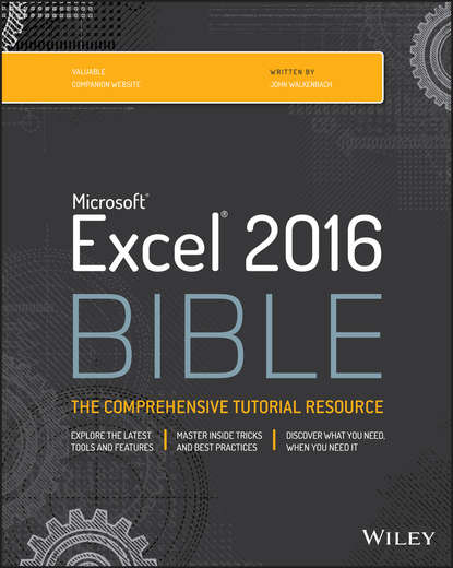 Скачать книгу Excel 2016 Bible