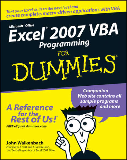 Скачать книгу Excel 2007 VBA Programming For Dummies
